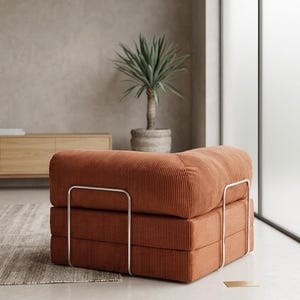Modular Floor Sofa, Modern Velvet Couch, Modular Corduroy Sofa, Livingroom Sofas, Handmade Soft Velvet Couch, Comfortable Floor Sofa image 3
