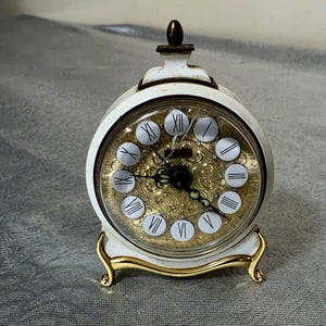 Vintage Jerger mini alarm clock made in germany.