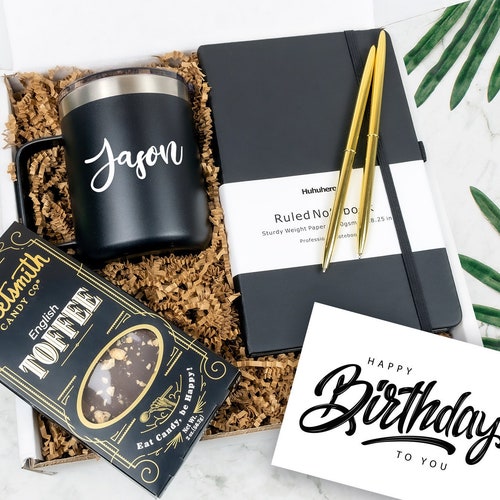Personalized Birthday Gift Box for Men Happy Birthday Gift - Etsy