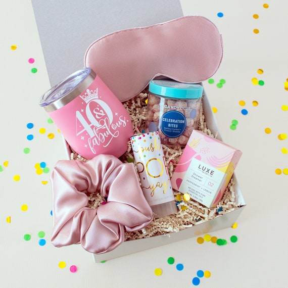 Mother's Day Gift Birthday Gifts for Women, Gift Basket Tumbler