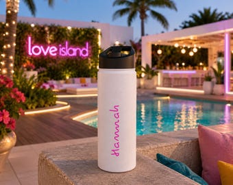 Love Island Name Water Bottle | Stainless Steel Bottle