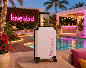 Love Island Name Suitcase | Personalized Luggage