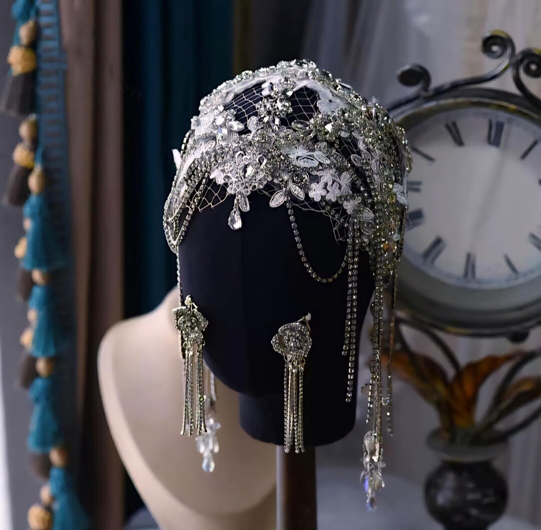 Starlight Rhinestone Design Silver Crown of Starlight | Luxury Rhinestone Bridal | Hair Accessory ...