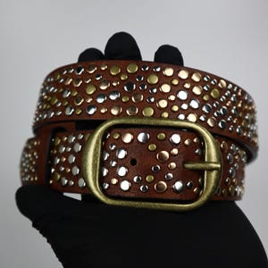 Gespen Riem Dames Vintage Style · Brede Multicolor Boho Y2K Retro Riem · Hippie Festival Accessoire · Statement Riem · Cadeau voor Haar