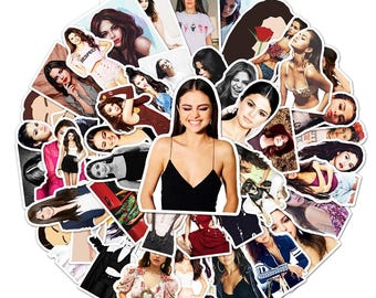 Selina Gomezz Inspired Sticker Pack | Waterproof Vinyl Laptop Decals (50PCS)