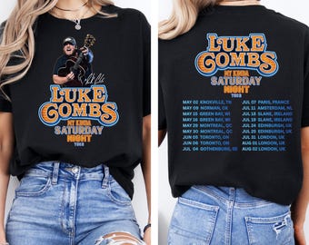 Combs Tour 2026 T Shirt, Luke Combs Concert Shirt, Luke Country Concert Shirt, Luke Combs back & front Shirt, Luke Combs Country Shirt, E72