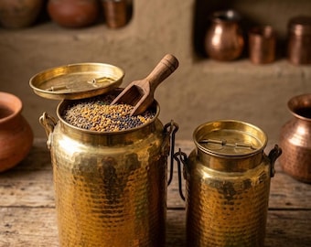 Nagelneue Aufbewahrungsbox im Paar | Traditionelle Küche Aufbewahrung & Wohnkultur | 1,5L| 3L