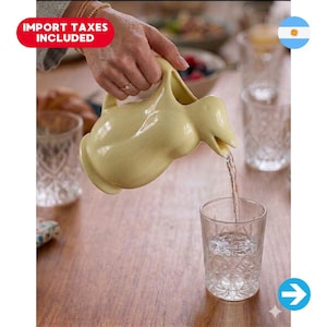 Argentine Ceramic Penguin Pitcher - Microwave & Dishwasher Safe