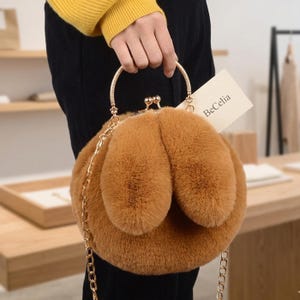 Plush Bunny Shoulder Bag - Etsy display picture 2