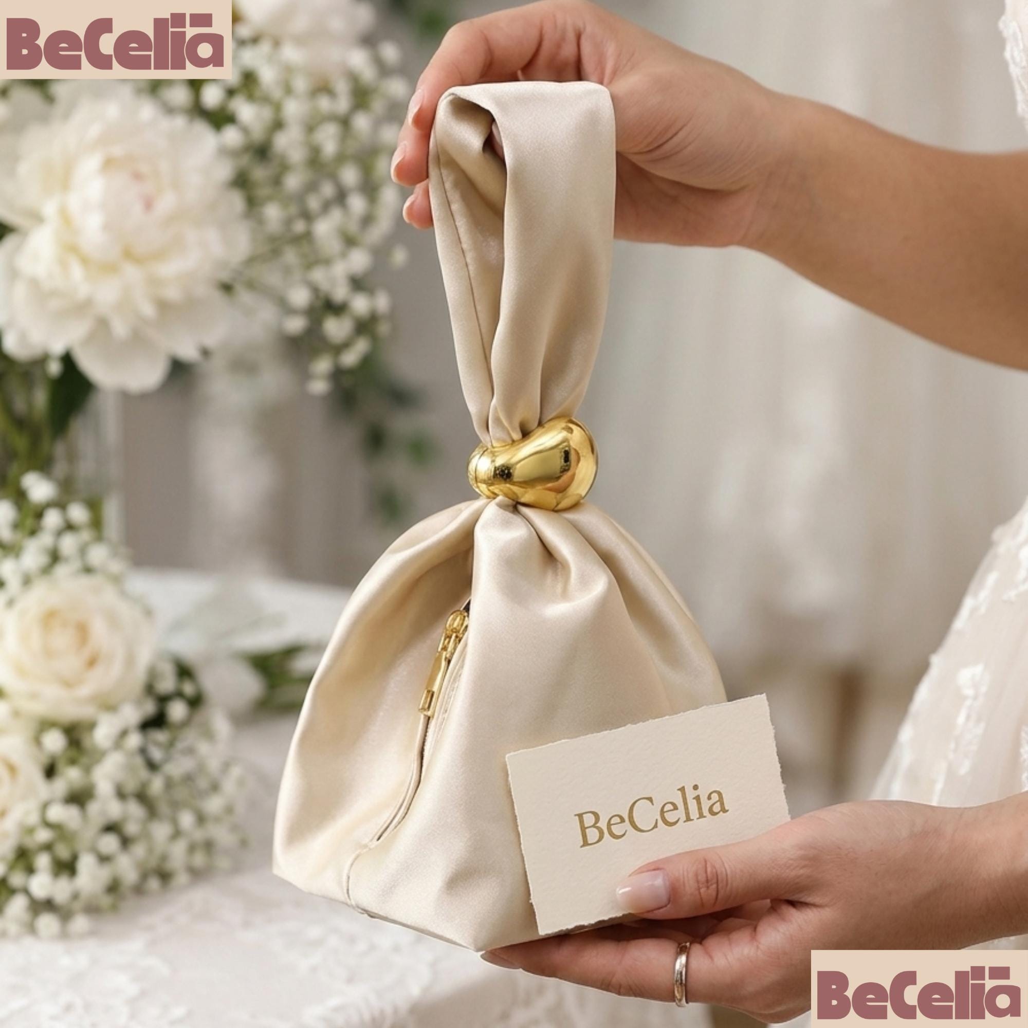 Borsa A Mano Clutch Donna Con Diamanti Metallo, Per Matrimonio E Feste, Con Catena UK - Foto 3
