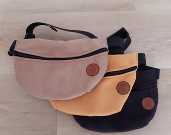 Sac banane en similicuir avec élastique
