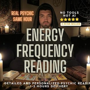 Energy Frequency Reading, Aura Reading, Real Psychic No Tools, Vibrational Analysis, Fast Intuitive Reading, Energy Cleansing