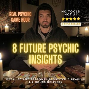 8 Predicciones psíquicas del futuro / Lectura de predicciones del futuro / Lo que me depara el futuro / Psíquico en la misma hora / Lectura clarividente / Lectura a ciegas