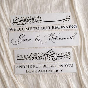 Personliga klistermärken | för speglar, välkomsttavlor, folie, Kiz Evine Hosgeldiniz-klistermärken | Klistermärken för förlovningsbricka