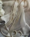 Ring band with and without pearls \/ Engagement band \/ Nisan kurdelesi incili \/ Name band product logo