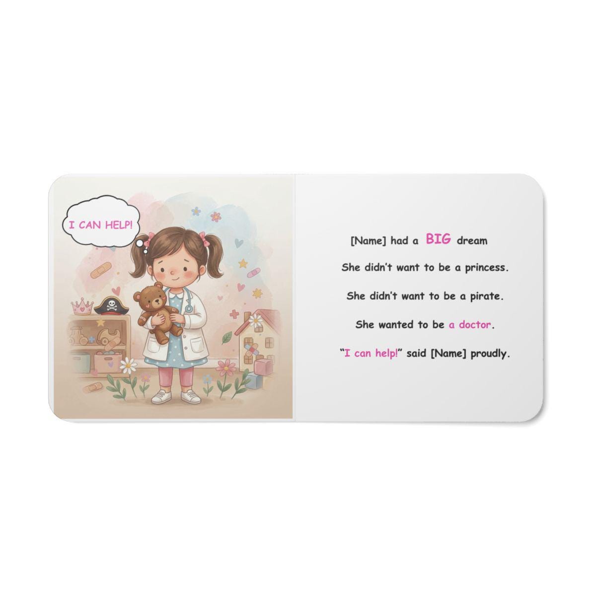 Custom Personalized Story Book for Kids, Name Book for Children ...