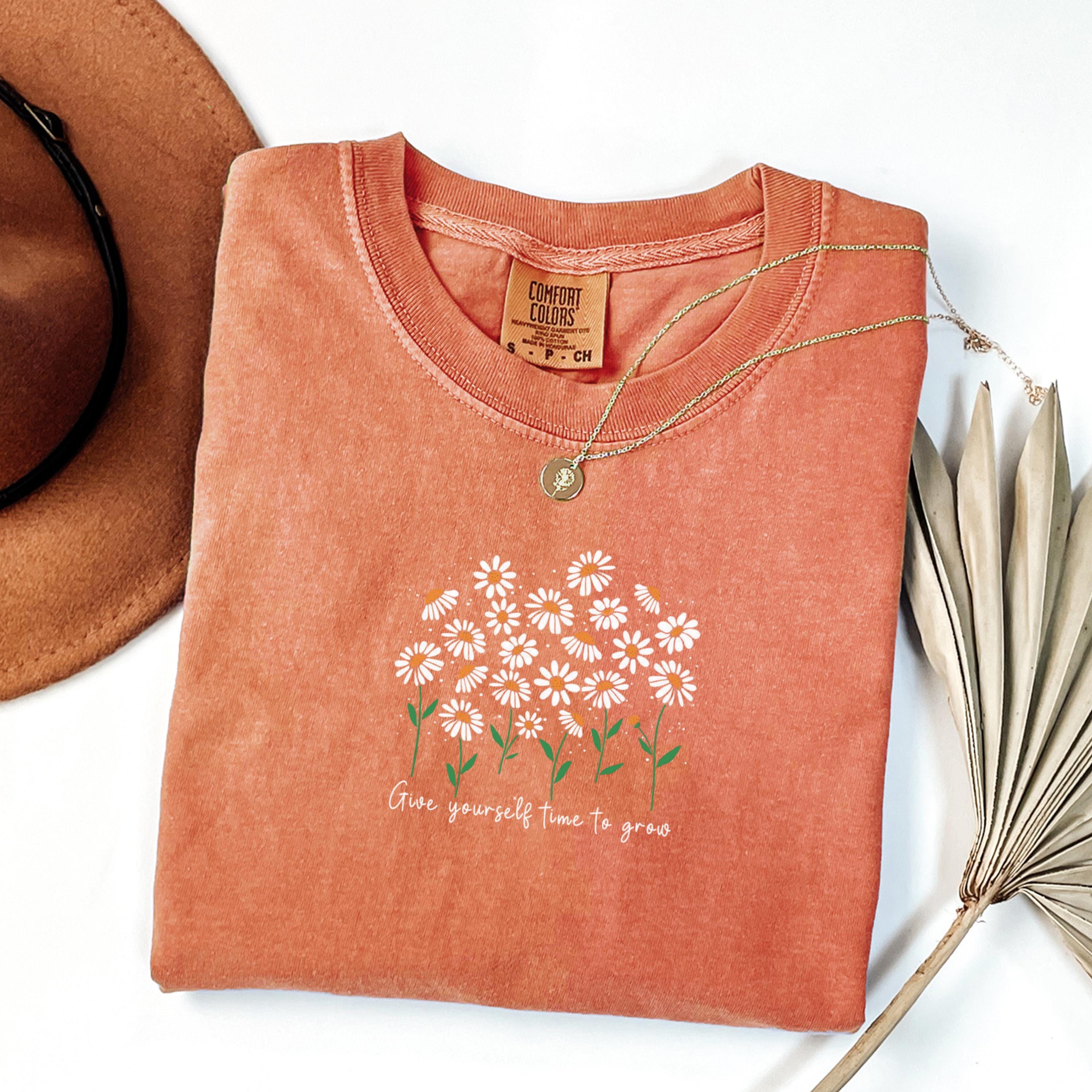 Comfort Colors Shirt Flower Shirt Daisy Tshirt - Etsy