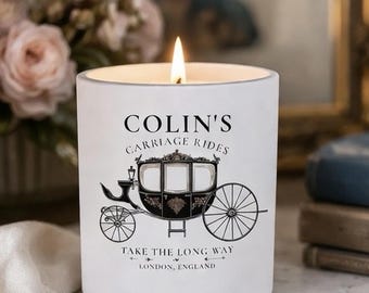 Masculine Luxury Candle | Fresh Woodsy Candle | Bergamot Sandalwood Amber | Bridgerton Inspired Gift | Romantic Candle for Him |