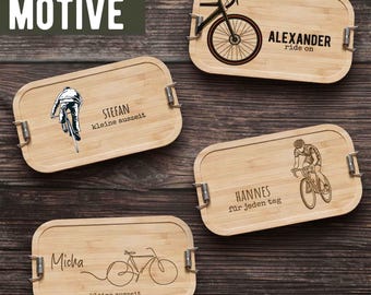 Fiambrera para ciclista, regalo para ciclistas de carretera, Día del Padre, fiambrera para actividades al aire libre, fiambrera de acero inoxidable para hombre, idea de regalo para papá ciclista, fiambrera Hellowild