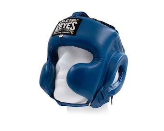 Cleto Reyes Caschetto rotondo bianco Caschetto da boxe professionale fatto a mano in vera pelle Protezione