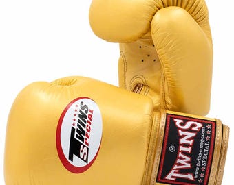 Specjalne skórzane rękawice bokserskie Twins: sprzęt do muay thai i kickboxingu