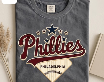 Philadelphia Baseball Shirt Vintage Game Day Tee | Phillies Style Retro Fan Shirt | Philadelphia Baseball Gift