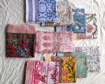 Boho Baumwollsarongs - Handgefertigte indische Block Print Beach Wraps - Massen-Pareo-Lieferant
