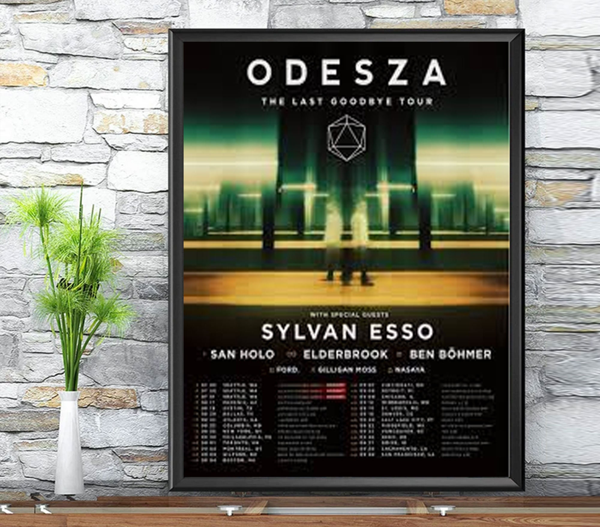 Discover Odesza The Last Goodbye Tour Poster, Odesza Tour 2022 Poster