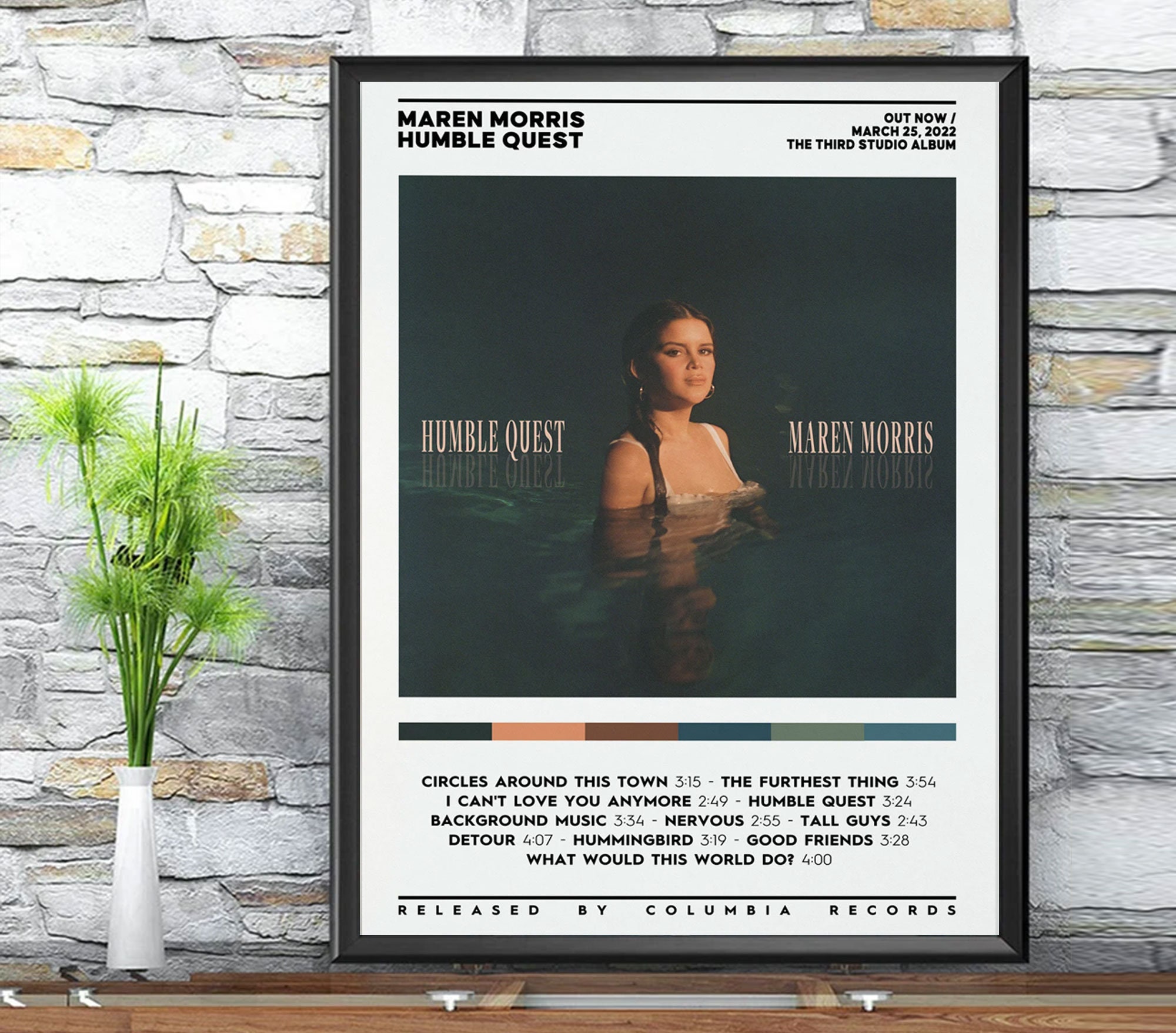 Discover Maren Morris Humble Quest Tour 2022, Maren Morris 2022 Poster