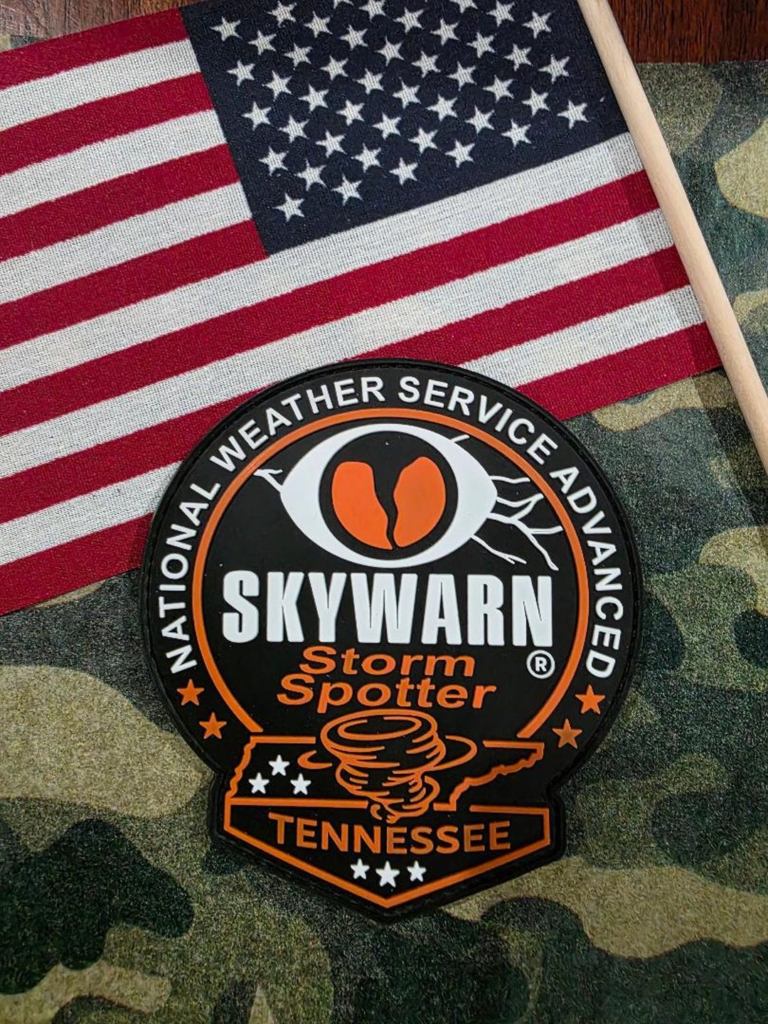 Skywarn Label Advanced SKYWARN Storm Spotter PVC Patch – National Weather Service ...