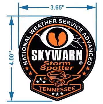 Skywarn Advanced Advanced SKYWARN Storm Spotter PVC Patch – National Weather Service ...