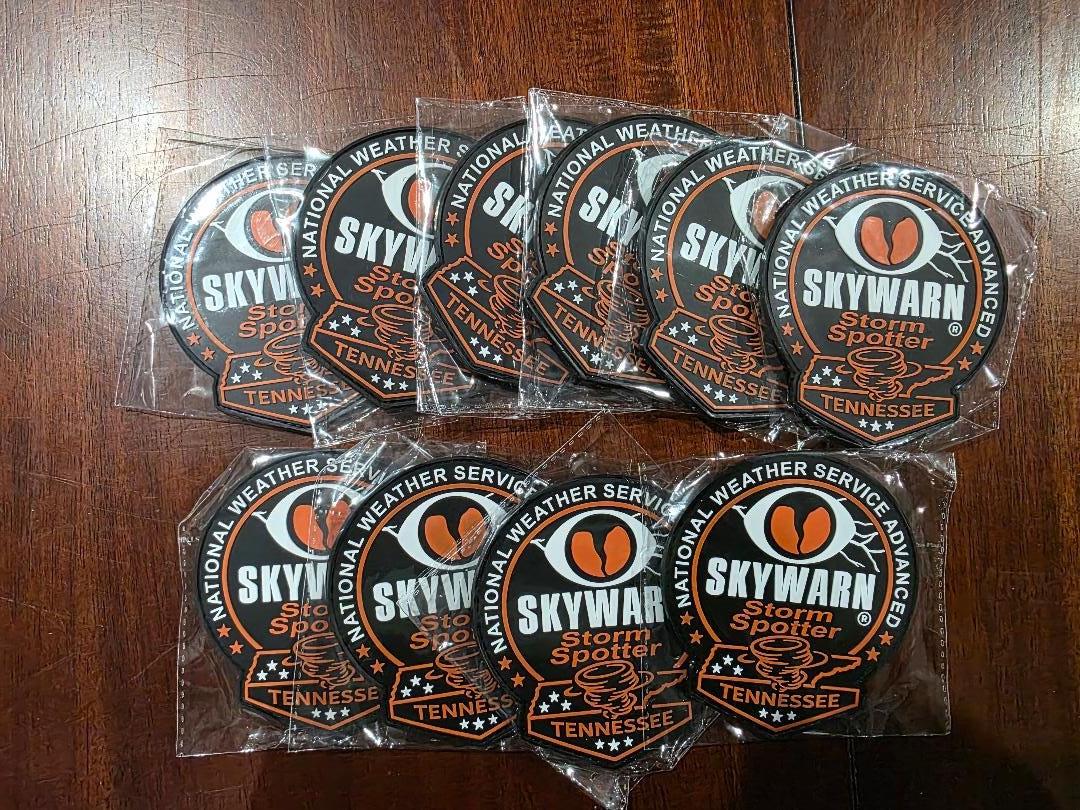 Skywarn Sticker Advanced SKYWARN Storm Spotter PVC Patch – National Weather Service ...