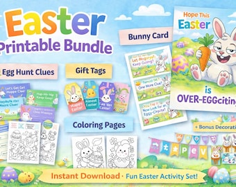 Easter Printable Activity Sheet- Instant download