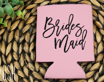 Bridesmaid Can Cooler | Wedding Party Bachelorette Coozie