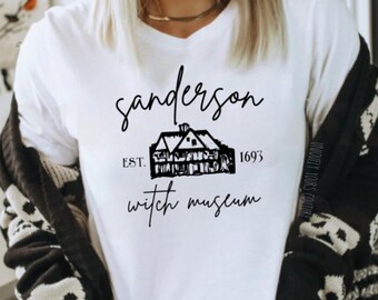 Sanderson Witch Museum Camiseta Unisex / Linda camiseta de Halloween para mujer