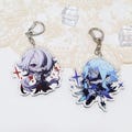 Genshin Impact Dottore ,Arlecchino High quality Acrylic keychain, backpack accessory.