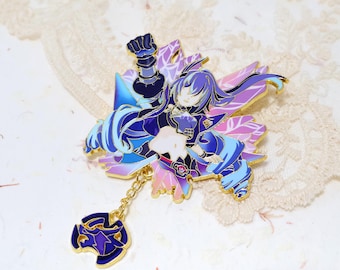 Silver Wolf Keychain - Honkai Star Rail Acrylic Charm - Etsy