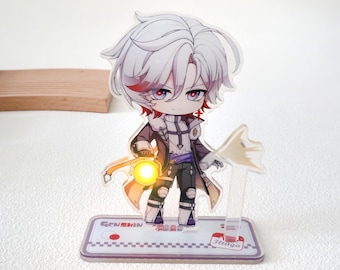 Limited edition release：Genshin Impact Illuga   Acrylic Stand,Touch will emit a yellow light !!!