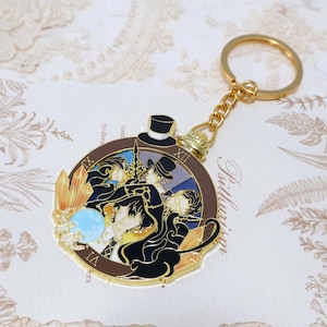 Lord of the Mysteries Klein Rotatable Metal Keychain Pin ,  Backpack accessory