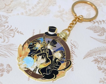 Lord of the Mysteries Klein Rotatable Metal Keychain Pin ,  Backpack accessory