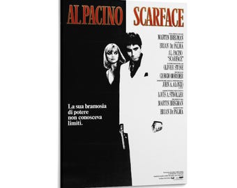 Scarface Movie Al Pacino Painting On Canvas Wall Art Poster Picture Print Living Room Walls Decor Home Posters
