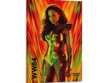 Wonder Woman 1984 Painting On Canvas Wall Art Poster Picture Print Living Room Walls Decor Home Posters