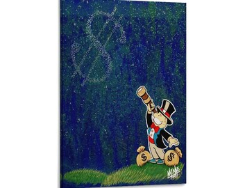 Stargazer Monopoly Painting On Canvas Wall Art Poster Picture Print Living Room Walls Decor Home Posters