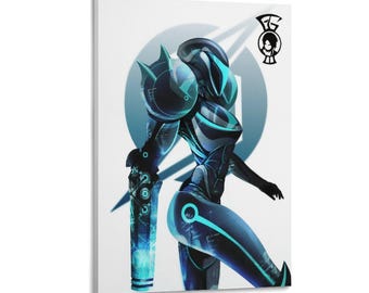 Dark Samus Painting On Canvas Wall Art Poster Picture Print Living Room Walls Decor Home Posters