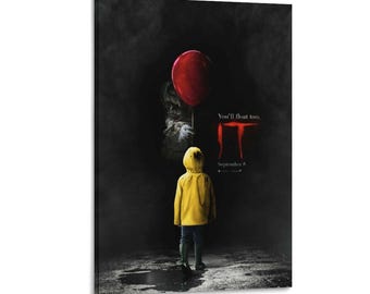 IT Horror Film Wiki Painting On Canvas Wall Art Poster Picture Print Living Room Walls Decor Home Posters