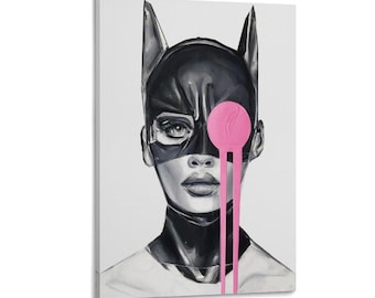 Bat man Error Painting On Canvas Wall Art Poster Picture Print Living Room Walls Decor Home Posters