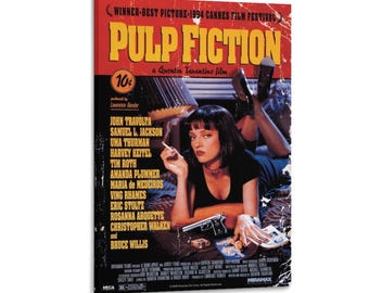 Pulp Fiction Painting On Canvas Wall Art Poster Picture Print Living Room Walls Decor Home Posters