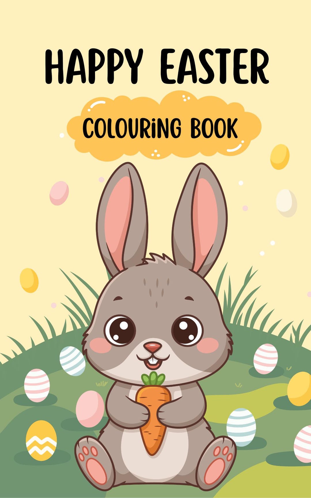 Easter Colouring Book for Kids Printable, Easter Activity Pages ...