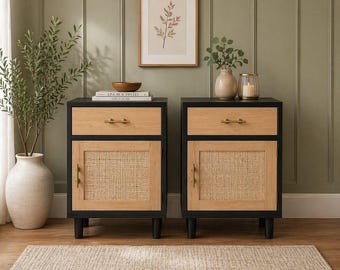 Pier 1 Wicker Nightstand Cottage Jamaica Imports One Rattan Bed