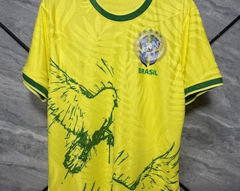 Brazil jersey Edition - Yellow Graphic Bird Jersey